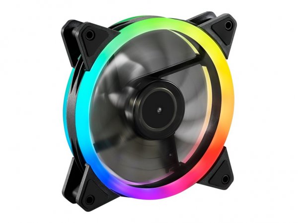 Sharkoon SHARK Blades RGB - Ventilatore - 12 cm - 1200 Giri/min - 18,2 dB - 94,8 m³/h