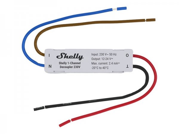 Shelly 1-Channel Decoupler