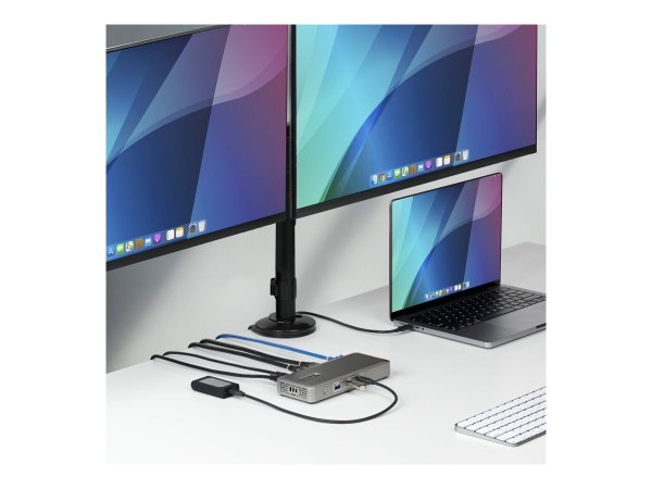 StarTech.com Dual-DP Usb4 Dock 100W PD Driverless