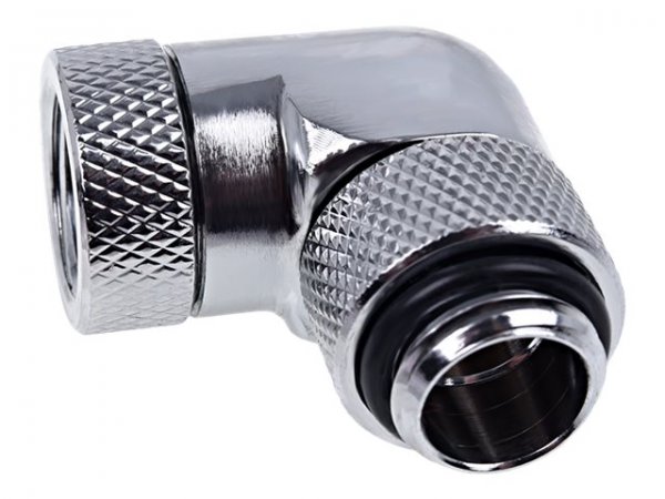 Alphacool 17261 - Nichel - Argento - Maschio/Femmina - 1/4" - 90° - 32,5 mm - 18 mm
