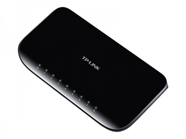 TP-LINK Switch Desktop 8-porte Gigabit Unmanaged (8 porte RJ45 10/100/1000M) - Non gestito - Gigabit