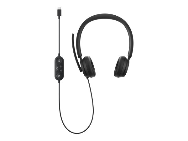 Microsoft Modern USB-C Headset - Cablato - 100 - 20000 Hz - Ufficio - 150 g - Auricolare - Nero