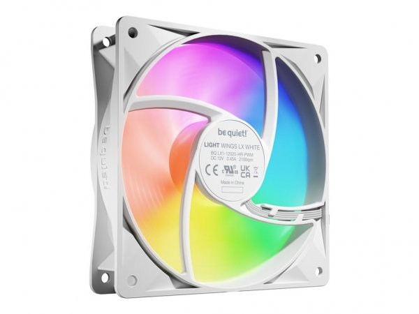 Be Quiet! Lüfter 120mm Light Wings LX PWM h. speed 3x Weiß - Case fan - 30,9 dB