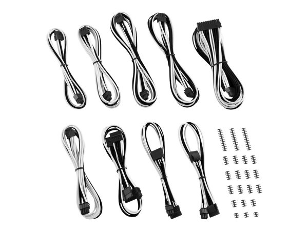 cablemod CM-CSI-CKIT-NKKW-R - 0,85 m - Männlich - Gerade - Gerade - Schwarz - Weiß - Corsair C-Serie