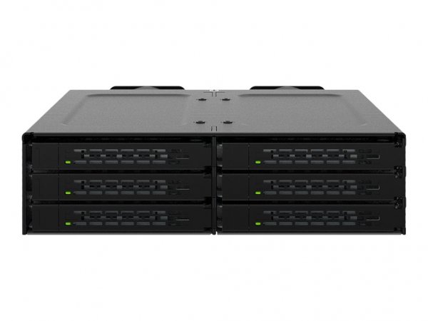 Icy Dock ToughArmor 6x 2.5" 9.5mm U.2/U.3 NVMe to 3x SlimSAS in 1x 5. - Hdd telaio smontabile - 2,5"