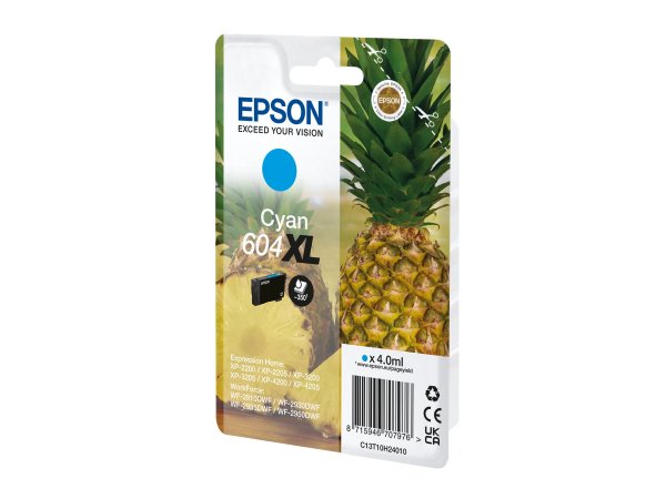 Epson 604XL Hohe XL- Ausbeute Cyan - Originale - Cartuccia di inchiostro