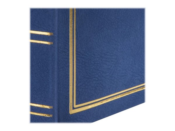 Hama London - Blu - 80 fogli - 10 x 15 - Rilegatura all'inglese - Poliuretano - 340 mm