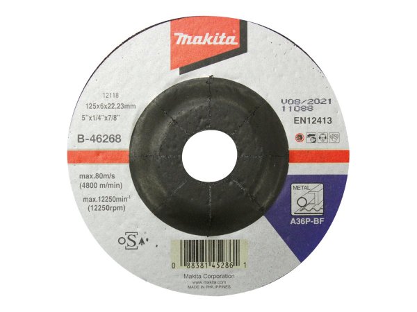 Makita B-46268 - Schruppscheibe 125 x 22.23 mm