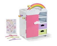 Zapf BABY born Rainbow Wardrobe - Puppen-Kleiderschrank - e - Batterien