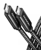 AXAGON AXG BUCM4XCM10AB - USB 4.0 Kabel 40 Gbit/s 240 W 8K 60Hz - Cavo - Digitale/dati