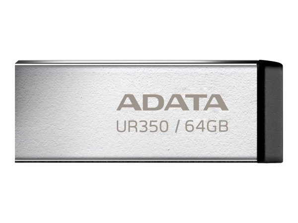 ADATA UR350 USB-Stick 64 GB USB Typ-A 3.2 Gen 1 (3.1 Gen 1) Schwarz (UR350-64G-RSR/BK) - Flash-Speic