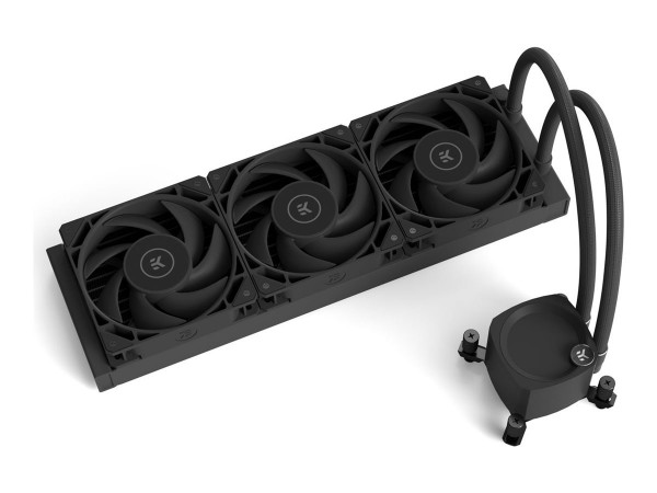 EK Water Blocks 3831109900178 - Modulo ventilatore - Nero - 4 piedini - Scatola