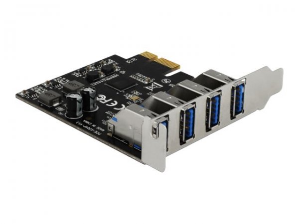 Delock 90304 - PCIe - USB 3.2 Gen 1 (3.1 Gen 1) - A basso profilo - PCIe 2.0 - Verde - Cina