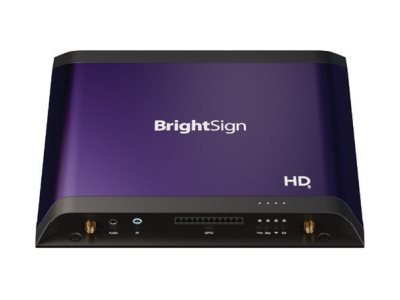BrightSign HD225 - Nero - Porpora - M2TS - MKV - MOV - MP4 - TS - VOB - BMP - JPEG - PNG - H.264 - H