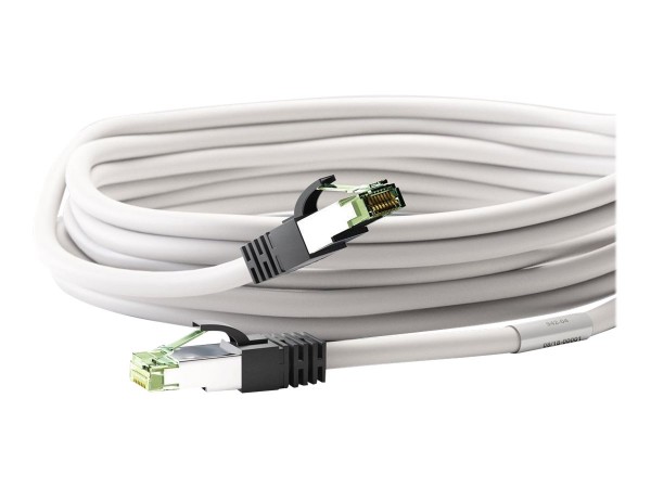 Goobay Patchkabel CAT8.1 S/FTP PiMF weiß - Cavo - Rete