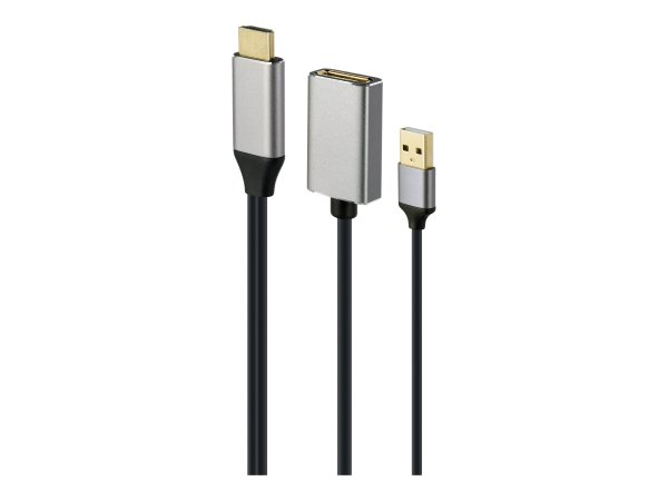 Gembird A-HDMIM-DPF-02 - 0,1 m - HDMI tipo A (Standard) - DisplayPort - Maschio - Femmina - Dritto