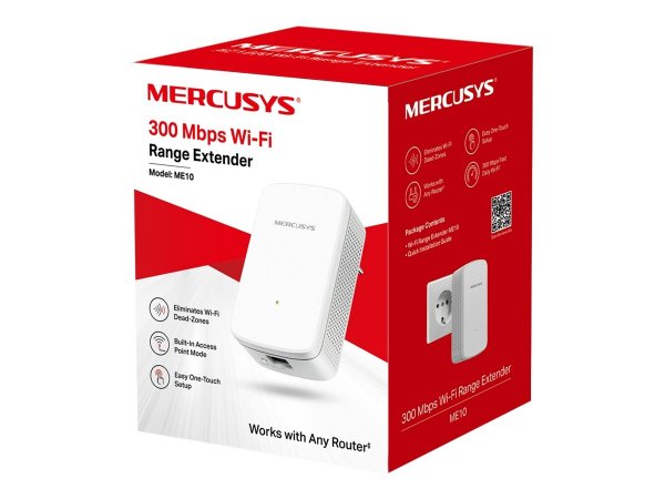 Mercusys ME10[N300 Wi-Fi Range Extender] - Ripetitore - WLAN