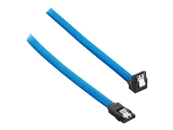 cablemod CM-CAB-RSAT-N30KLB-R - 0,3 m - SATA III - Femmina/Femmina - Blu - Dritto - Destra