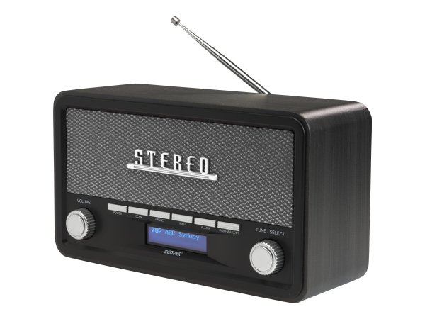 Inter Sales Denver DAB-18 - Portatile - Digitale - DAB+ - FM - 4 W - LCD - Grigio
