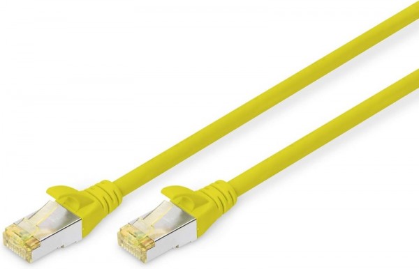DIGITUS Cavo patch CAT 6A S/FTP - 2 m - Cat6a - S/FTP (S-STP) - RJ-45 - RJ-45 - Giallo
