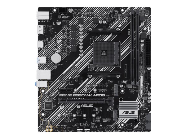 ASUS PRIME B550M-K ARGB - AMD - Socket AM4 - DDR4-SDRAM - 64 GB - DIMM - Dual-channel