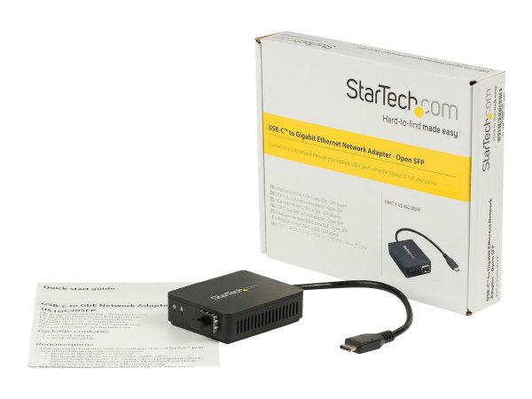 StarTech.com Fiber Optic Converter - USB C Open SFP - Adattatore - Digitale/dati