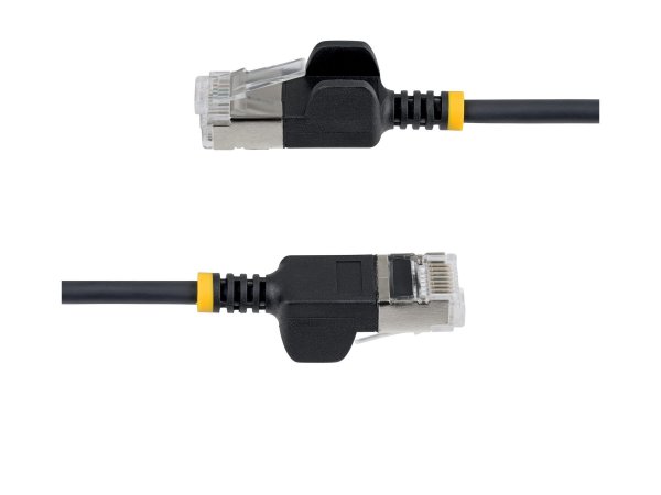 StarTech.com 30cm Black Ultra Slim Cat6A 10 Pack - Kvm switch