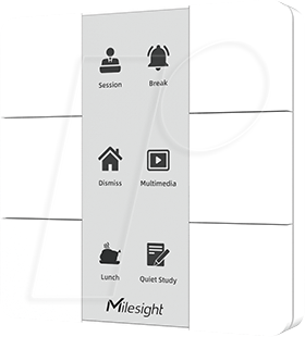 Milesight IoT WS136 LoRaWAN Smart Scene Panel
