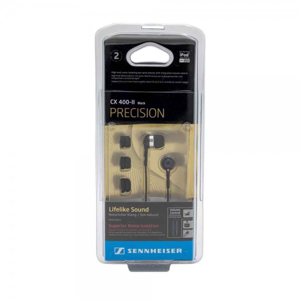 Sennheiser CX 400-II Precision - Cuffia - Auricolare - Nero - Stereofonico - 1,2 m - Cablato