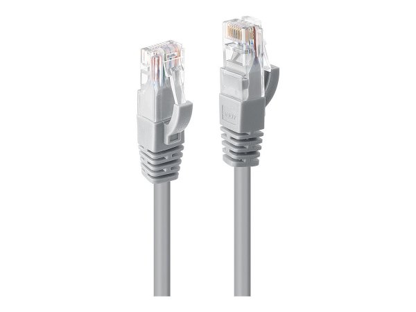 Lindy Cat.6 U/UTP Netzwerkkabel grau - Cavo - Rete