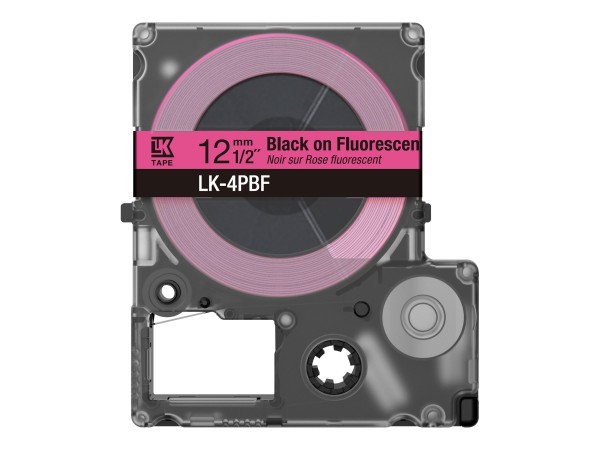Epson LK-4PBF - Nero - Rosa - Trasferimento termico - LabelWorks LW-C410 - 1,2 cm