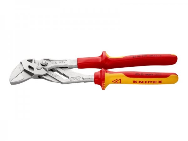 KNIPEX 86 06 250 - Pinze per giunti scorrevoli - 5,2 cm - Acciaio cromato - Acciaio - Rosso - Giallo