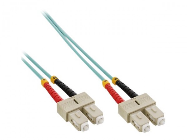 InLine Cavo Duplex - SC/SC 50/125µm - Fibra Ottica OM3 - 30m
