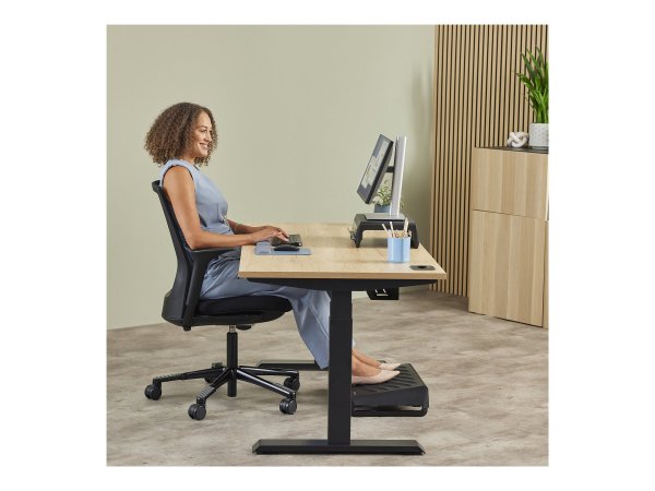 Fellowes Breyta Mauspad marine- blau mit Handgelenkauflage