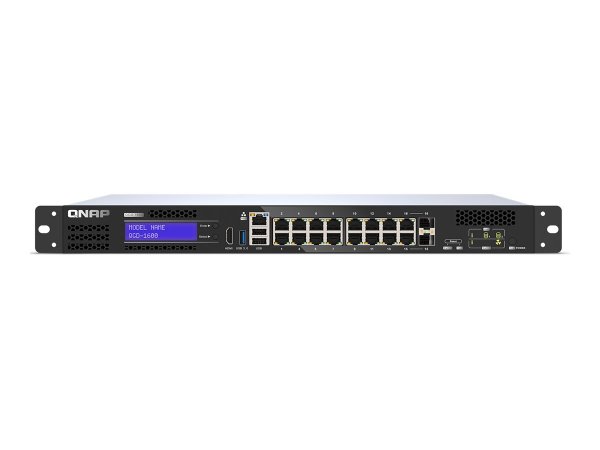 QNAP QGD-1600 - Gestito - Gigabit Ethernet (10/100/1000) - Full duplex - Montaggio rack - 1U