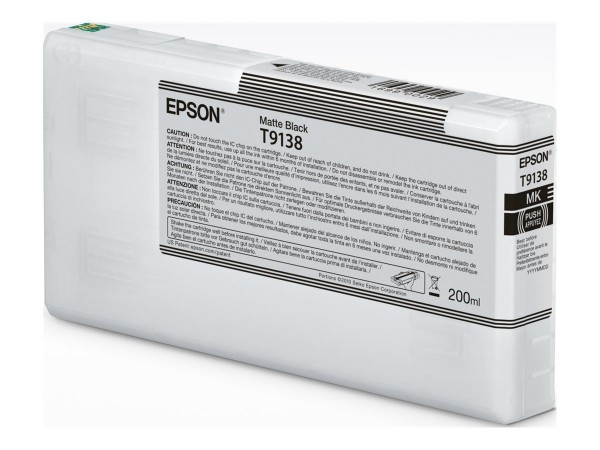 Epson T9138 Matte Black Ink Cartridge - Originale - Cartuccia di inchiostro