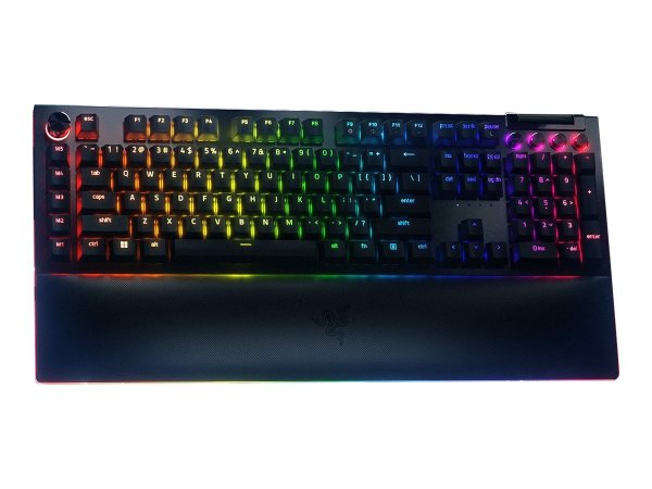 Razer BlackWidow V4 Pro - Cablato - USB - Interruttore a chiave meccanica - QWERTZ - LED RGB - Nero