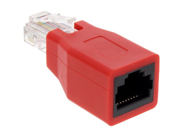 InLine Adatatore Crossover RJ45 femmina/maschio compatto