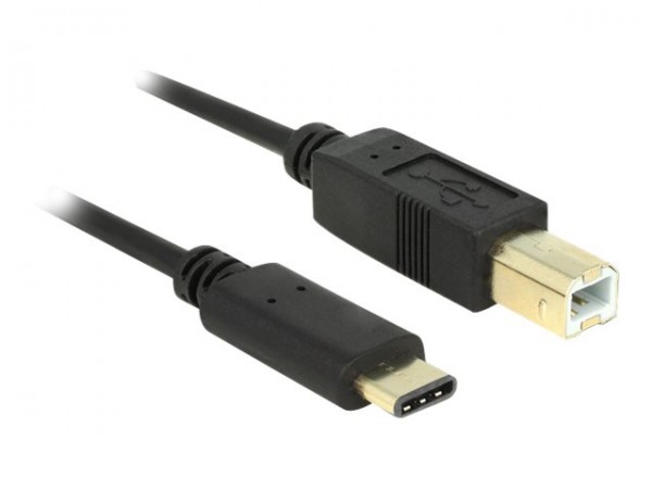 Delock USB2.0-C/USB2.0-B USB B C 2.0 männlich/Maennlich - Cavo - Digitale/dati