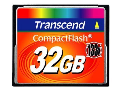 Transcend Flash-Speicherkarte - - 133x - CompactFlash Card TS32GCF133 - CompactFlash (CF Typ 1/CF+)