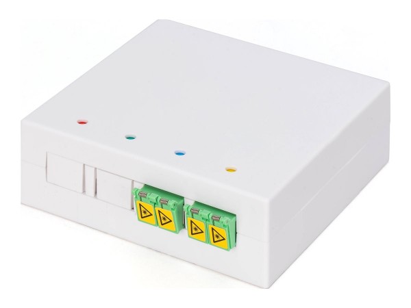 DIGITUS FTTH Gehäuse 2 x LC/APC DX Kupplung mit Shutter Gehäuse 2x LC APC - Adattatore