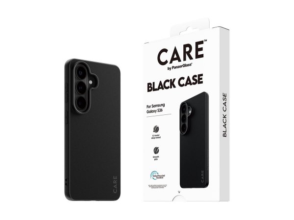 PanzerGlass CARE TPU Case Black Samsung Galaxy S26