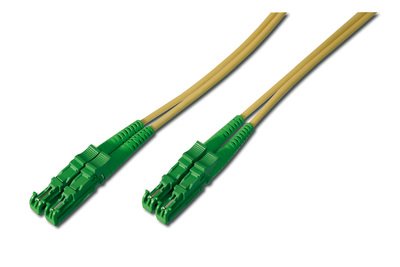 DIGITUS Cavo patch LWL - LSH (8° APC) su LSH (8° APC) - monomodale - 2 m - I-VH - OS2 - E-2000 (LSH)