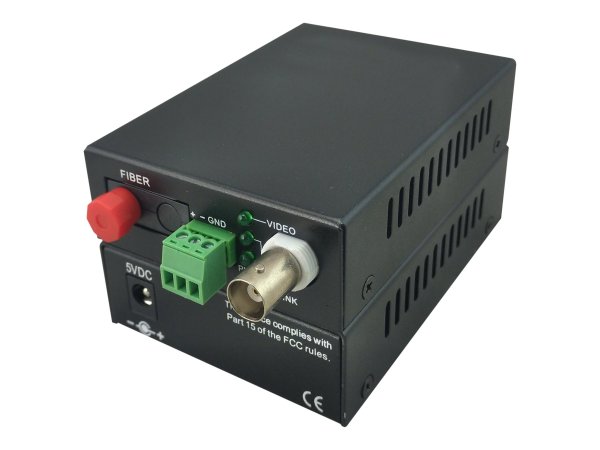 LevelOne AVF-1101 - Trasmettitore AV - 20000 m - Cablato - Nero