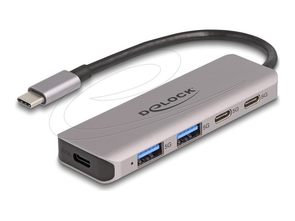 Delock USB 5 Gbps Type-C und Typ-A Hub