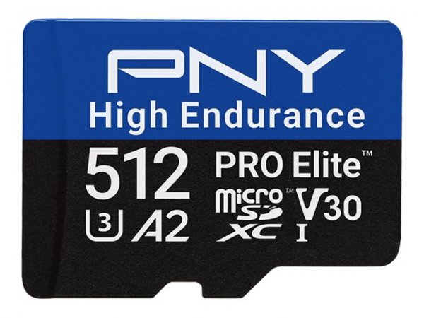 PNY SD MicroSD XC Card Pro Elite High Endurance - Micro SD