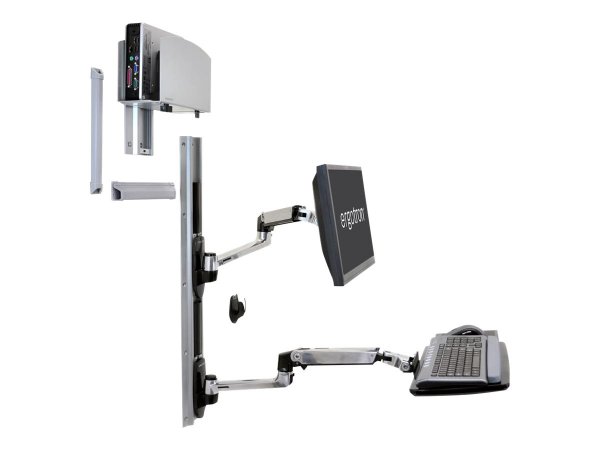 Ergotron LX Wall Mount System - Parete - 13,4 kg