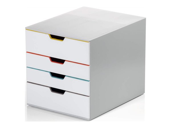 Durable VARICOLOR MIX 4 - 4 cassetto/cassetti - Grigio - Plastica - Monocromatico - 24,2 cm - 33 cm