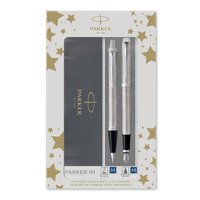 Parker Füller & Kugelschreiber DuoSet IM Brushed Metal CC M Geschenkbox