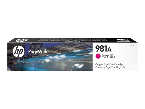 HP Cartuccia magenta originale 981A PageWide - Magenta - 1 pz - 6000 pagine